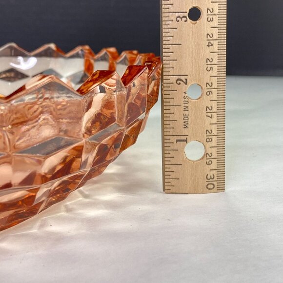 Vintage Colony Whitehall Peach Pink Divided Relish Tray Bowl - Picture 11 of 11